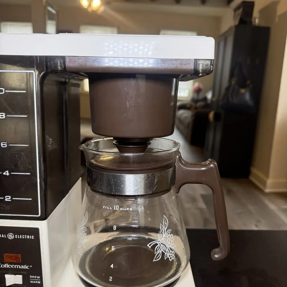 Vintage GE Coffeematic Brew Starter 10cup Coffee Maker Tested